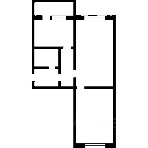 Планировка этой квартиры по данным Циан