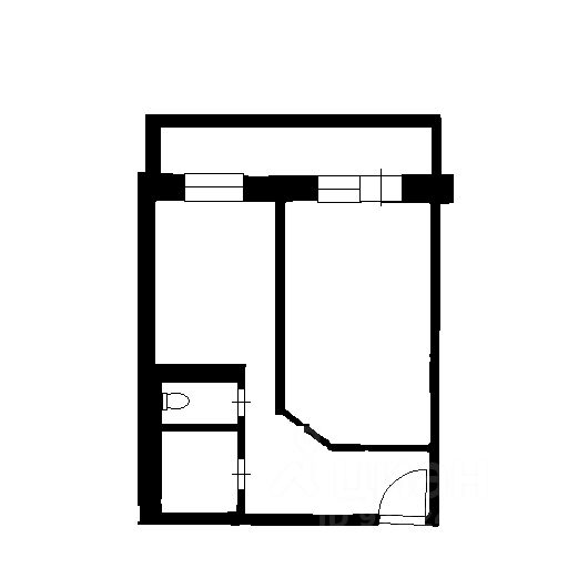 Планировка этой квартиры по данным Циан