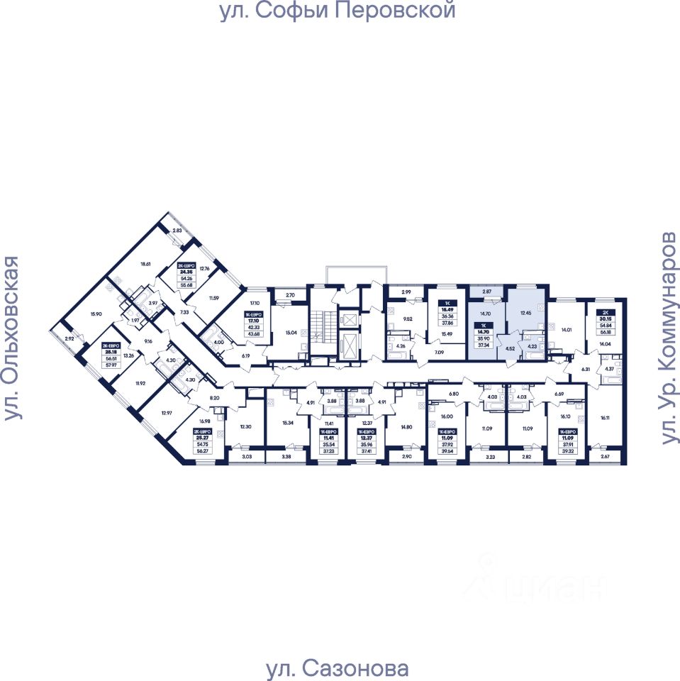 Новостройка, р-н Железнодорожный