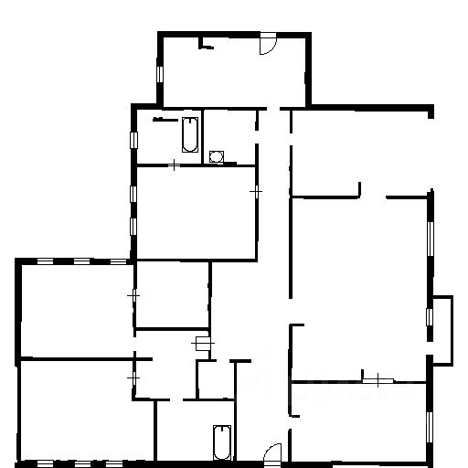 Планировка этой квартиры по данным Циан