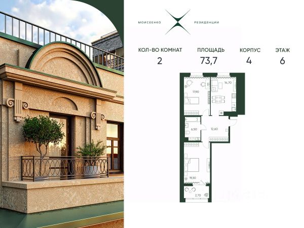 ЖК «Моисеенко 10»