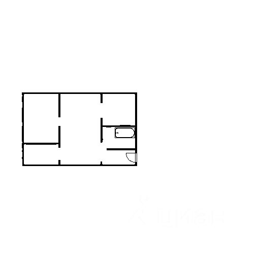 Планировка этой квартиры по данным Циан