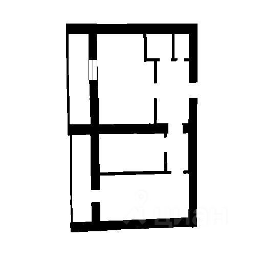 Планировка этой квартиры по данным Циан
