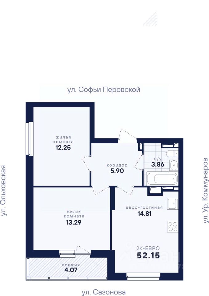 Новостройка, р-н Железнодорожный