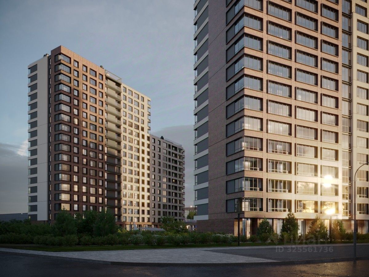 Студия, 20,2 м², 13/18 этаж