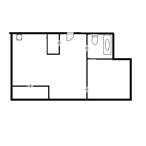 Планировка этой квартиры по данным Циан