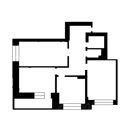 Планировка этой квартиры по данным Циан