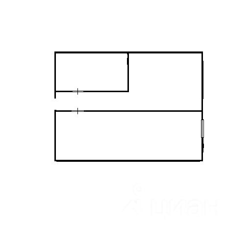Планировка этой квартиры по данным Циан