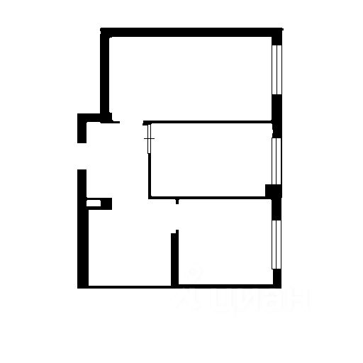 Планировка этой квартиры по данным Циан