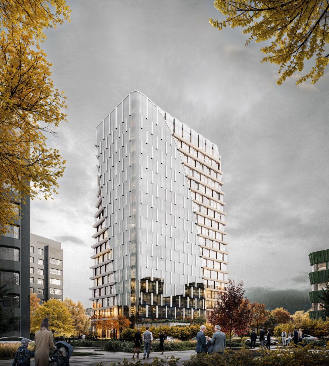 продажа помещений в БЦ Upside Ямская