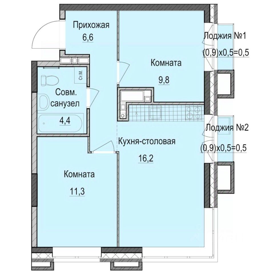 Новостройка, р-н Приволжский, Казань