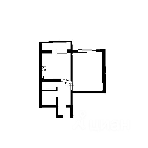 Планировка этой квартиры по данным Циан