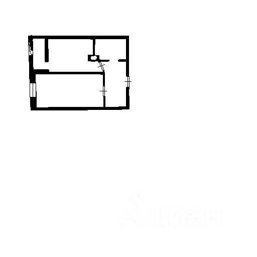 Планировка этой квартиры по данным Циан