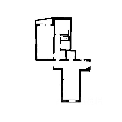 Планировка этой квартиры по данным Циан