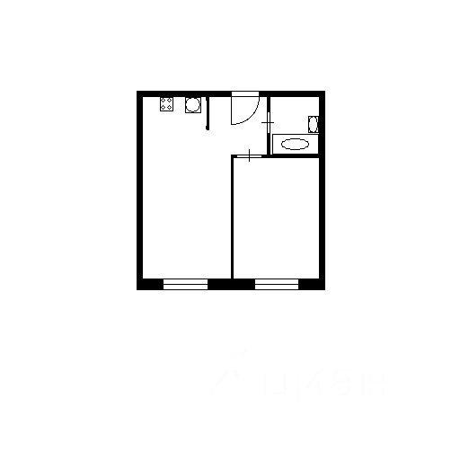 Планировка этой квартиры по данным Циан
