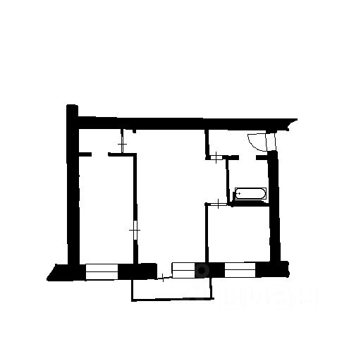 Планировка этой квартиры по данным Циан