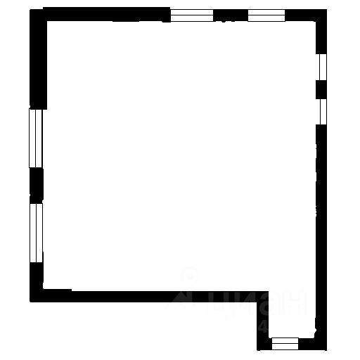 Планировка этой квартиры по данным Циан
