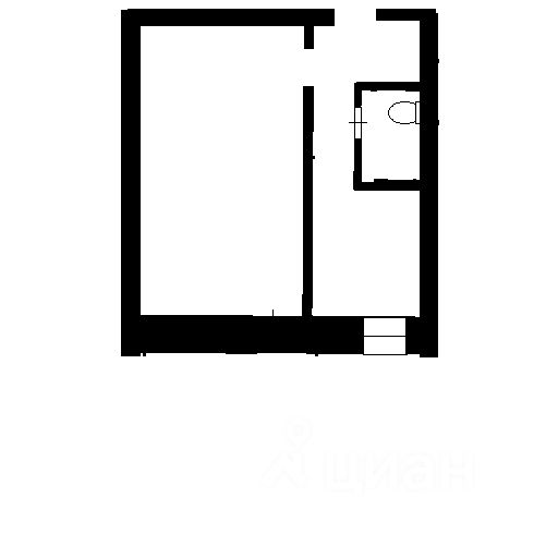 Планировка этой квартиры по данным Циан