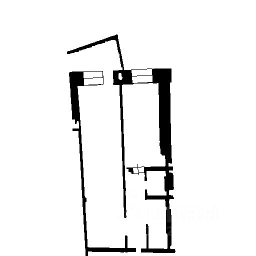 Планировка этой квартиры по данным Циан
