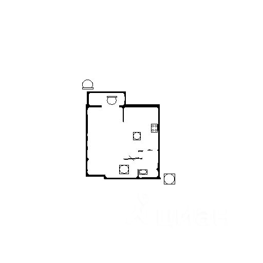 Планировка этой квартиры по данным Циан