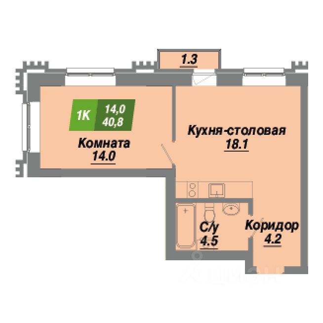 Новостройка, р-н Калининский, Новосибирск