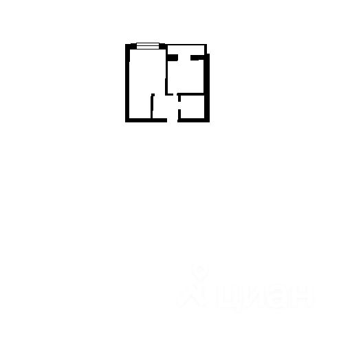 Планировка этой квартиры по данным Циан