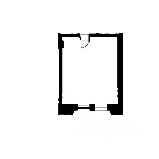 Планировка этой квартиры по данным Циан