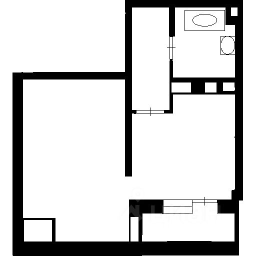 Планировка этой квартиры по данным Циан