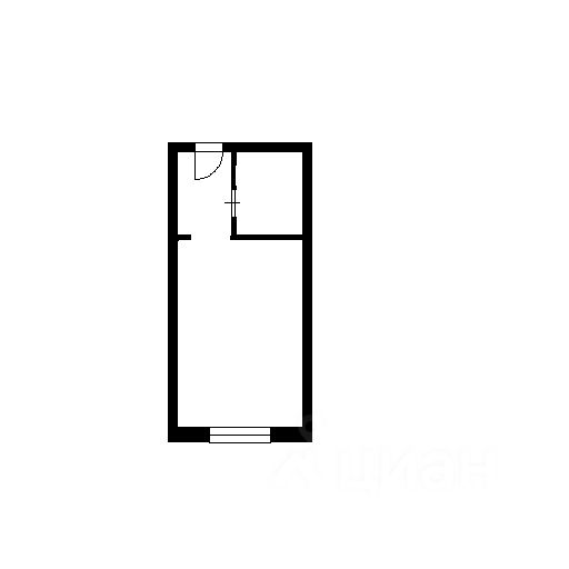 Планировка этой квартиры по данным Циан