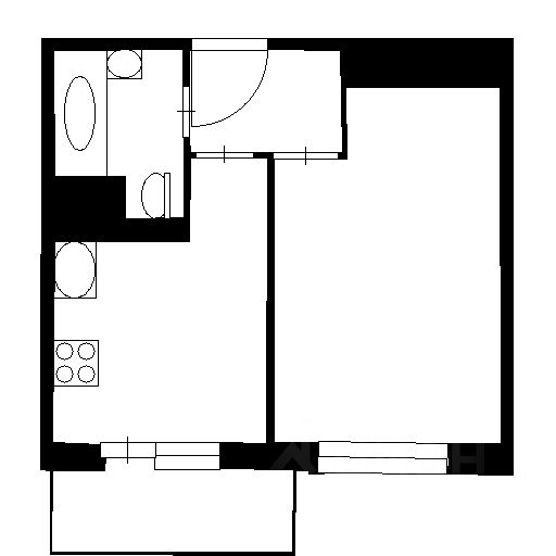 Планировка этой квартиры по данным Циан