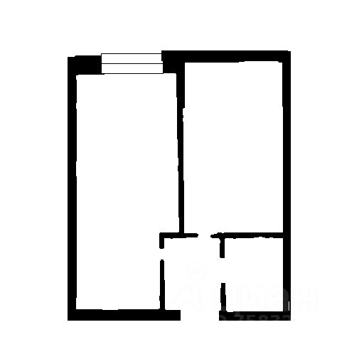 Планировка этой квартиры по данным Циан