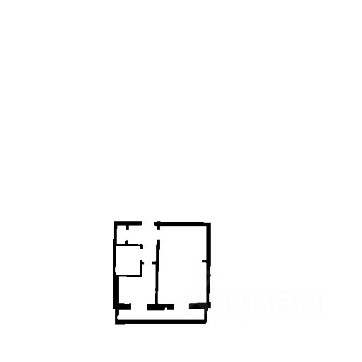 Планировка этой квартиры по данным Циан