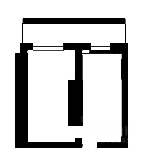 Планировка этой квартиры по данным Циан