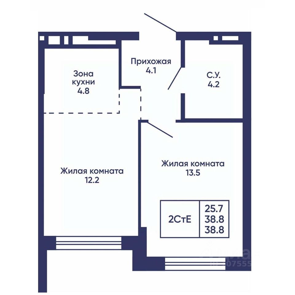 Новостройка, р-н Кировский