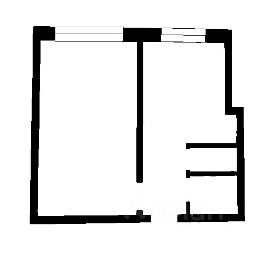 Планировка этой квартиры по данным Циан