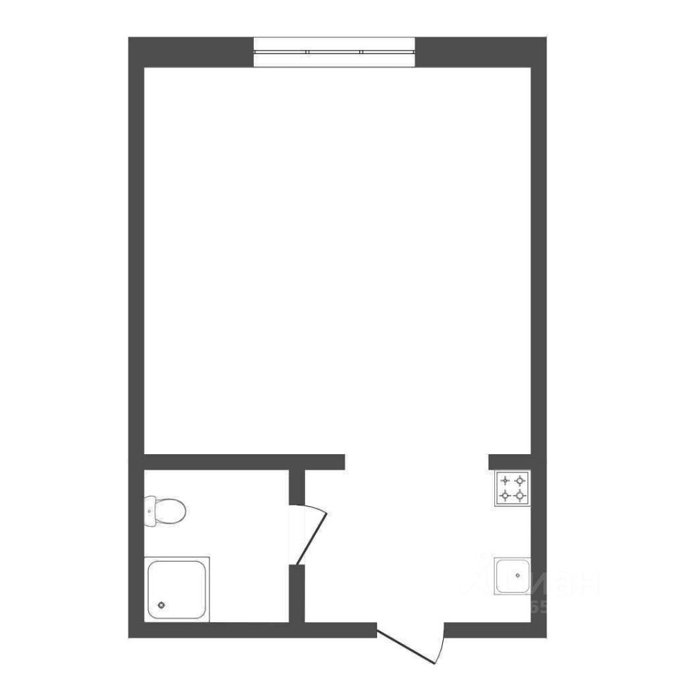 Планировка этой квартиры по данным Циан