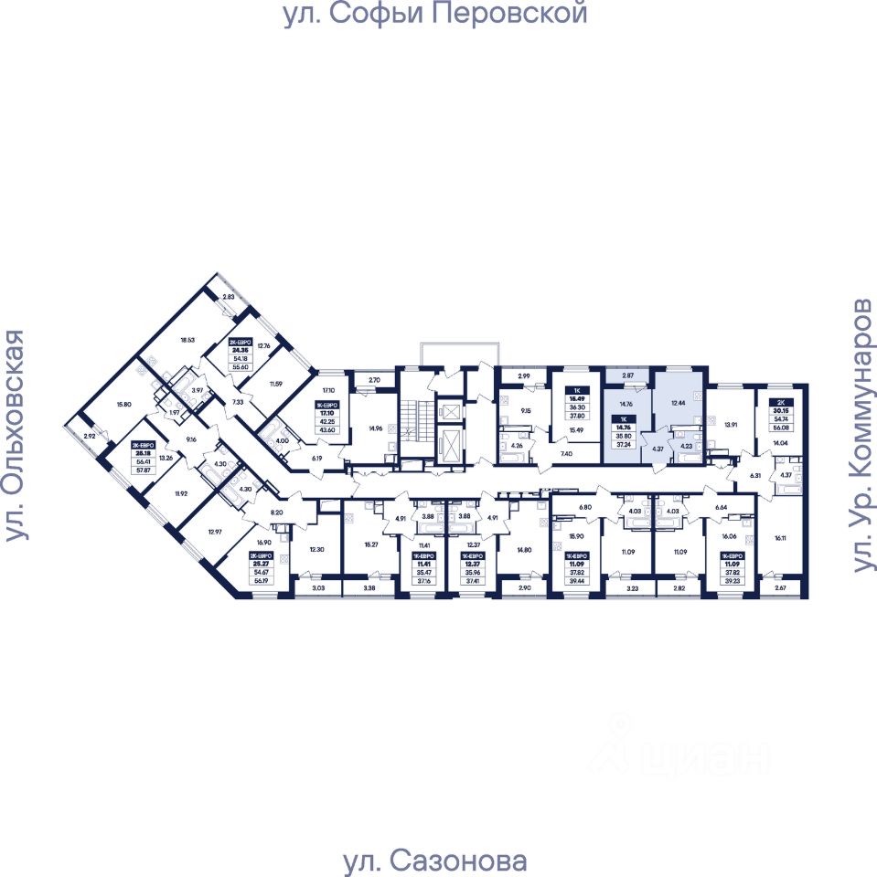 Новостройка, р-н Железнодорожный