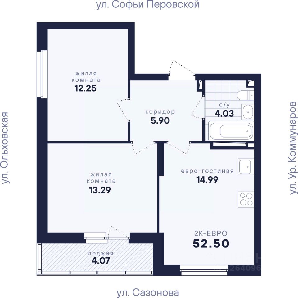 Новостройка, р-н Железнодорожный