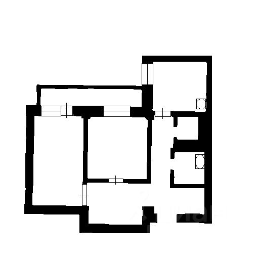 Планировка этой квартиры по данным Циан