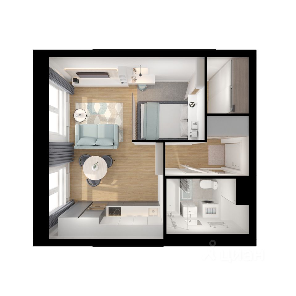 1-комн.кв., 32 м², 7/25 этаж