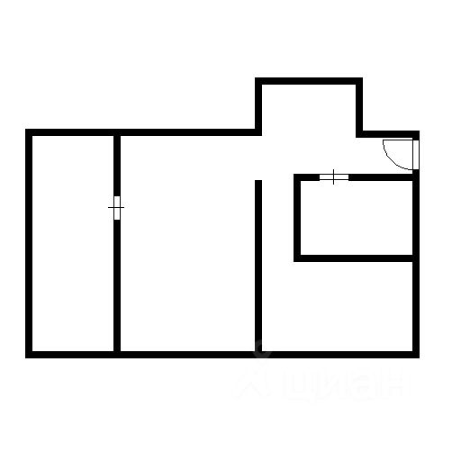 Планировка этой квартиры по данным Циан