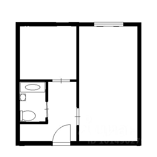 Планировка этой квартиры по данным Циан