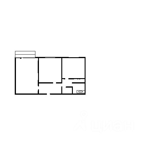 Планировка этой квартиры по данным Циан