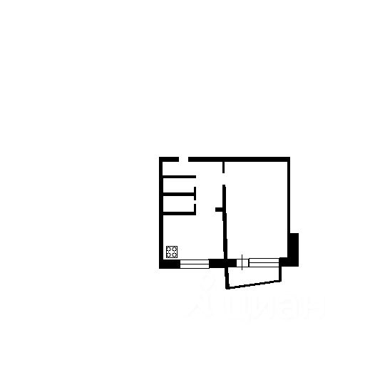 Планировка этой квартиры по данным Циан