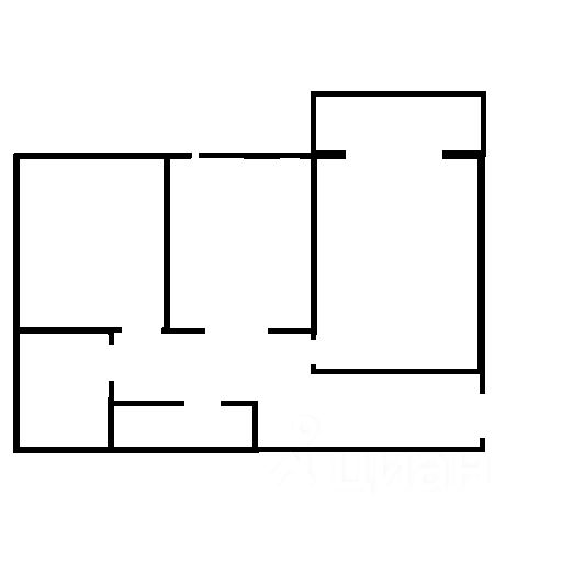Планировка этой квартиры по данным Циан