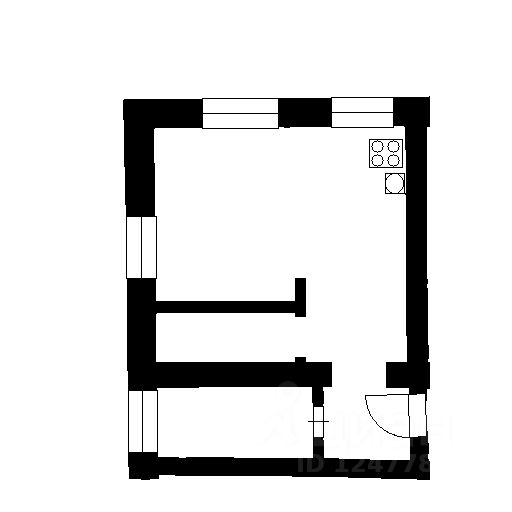 Планировка этой квартиры по данным Циан