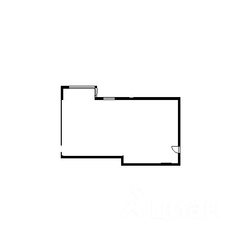Планировка этой квартиры по данным Циан