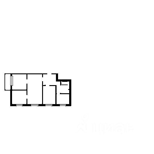 Планировка этой квартиры по данным Циан