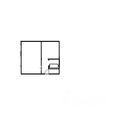 Планировка этой квартиры по данным Циан