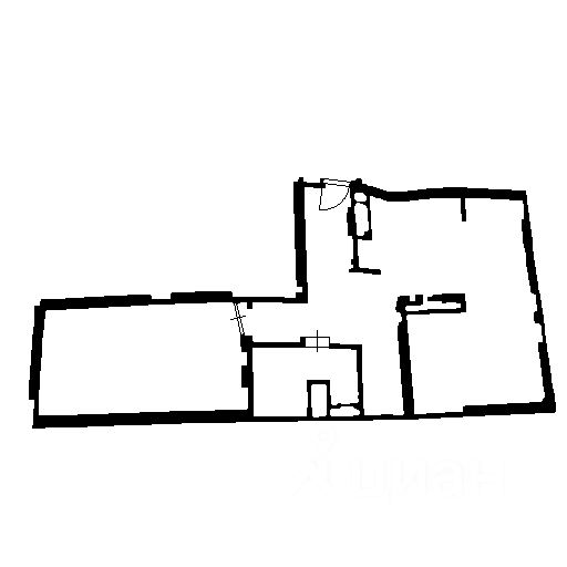 Планировка этой квартиры по данным Циан